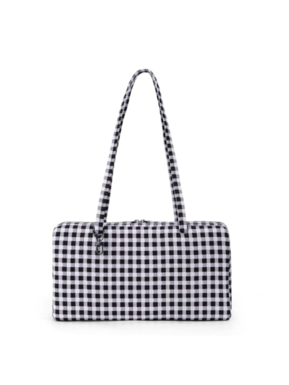 Nylon Bowler Bag Slouchy Hobo Tote Retro Shoulder Bag for Travel Work